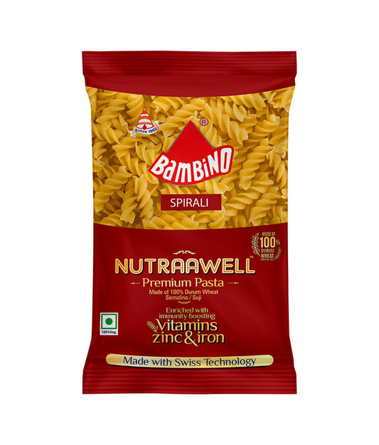 Bambino Nutraawell Premium Pasta Macaroni (Spirali)